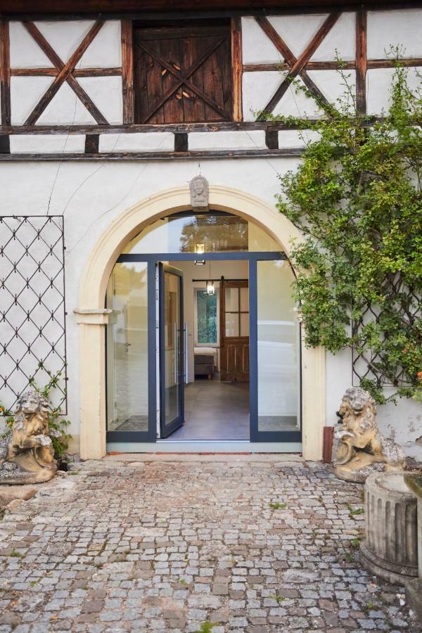 Obere Muehle - Scheunenwohnung Mitten Im Gruenen Baunach Buitenkant foto